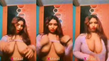 Indian ஹார்னி கேர்ள் ஷோ Tits MMS